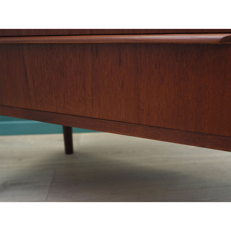 Teak mid century secretary, Denmark 1970s