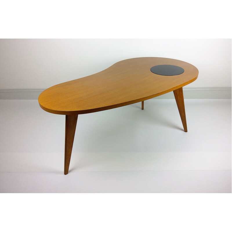 Vintage solid oak coffee table, 1950