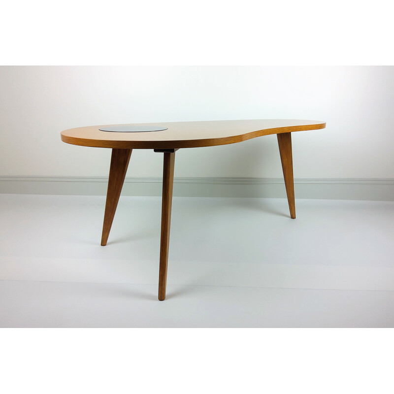 Vintage solid oak coffee table, 1950