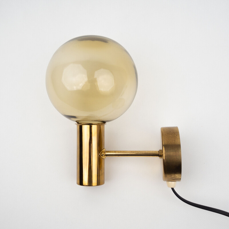 Vintage wall lamp by Hans-Agne Jakobsson for AB Markaryd, Sweden 1950s