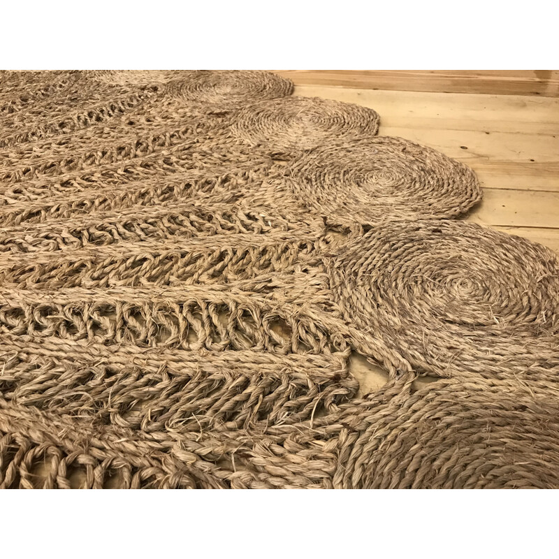 Alfonz vintage rug in natural fibres