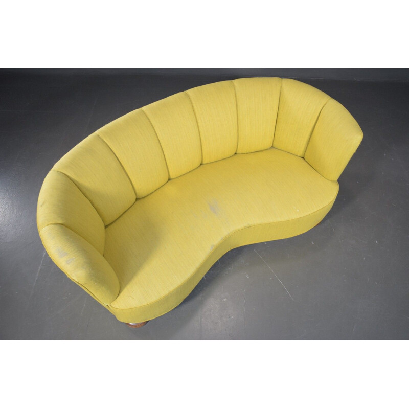 Mid-century danish banana sofa, 1940s