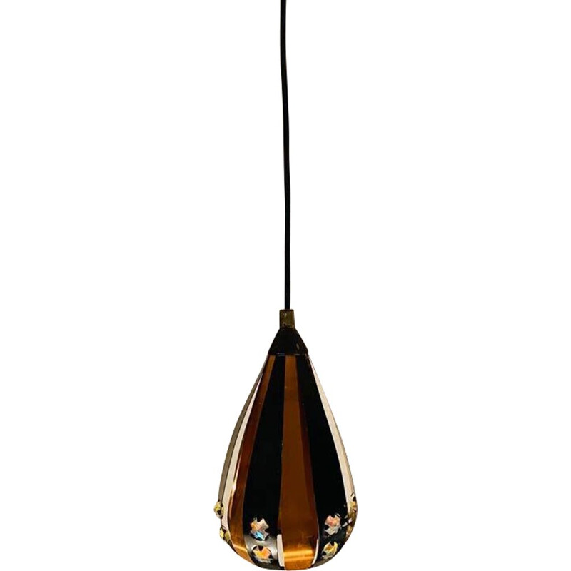 Vintage suspension lamp by Werner Schou for Coronell Elektro, Denmark 1964s