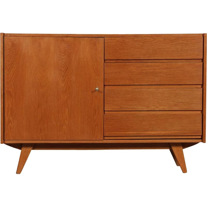 Vintage chest of drawers model U-458 by Jiroutek for Interier Praha, 1960s