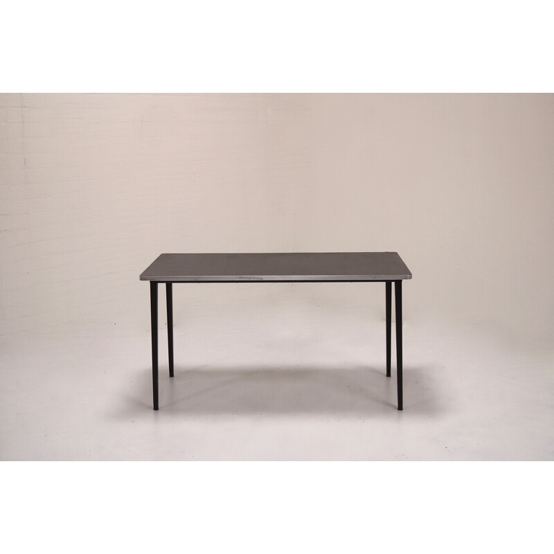 Mid-Century Ahrend de Cirkel industrial table in linoleum, Friso Kramer - 1950s