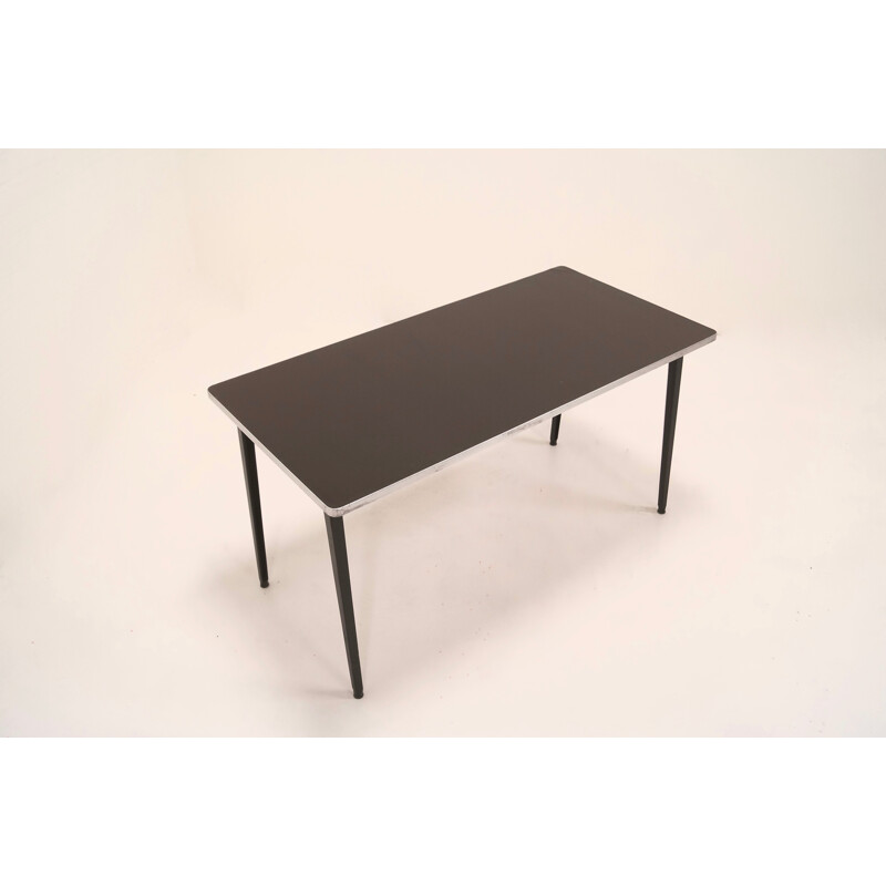 Mid-Century Ahrend de Cirkel industrial table in linoleum, Friso Kramer - 1950s