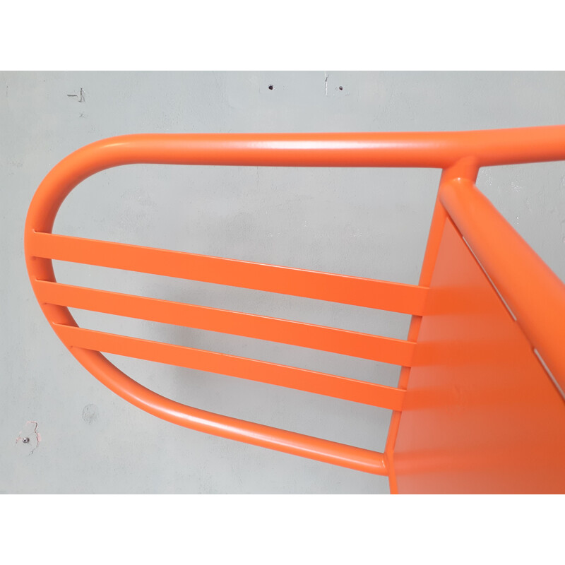 Vintage RMS orange chair by Robert Mallet Stevens, 1980s