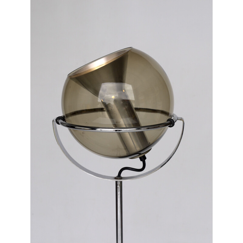 Mid-century globe floor lamp by Frank Ligtelijn for Raak, Amsterdam 1960s