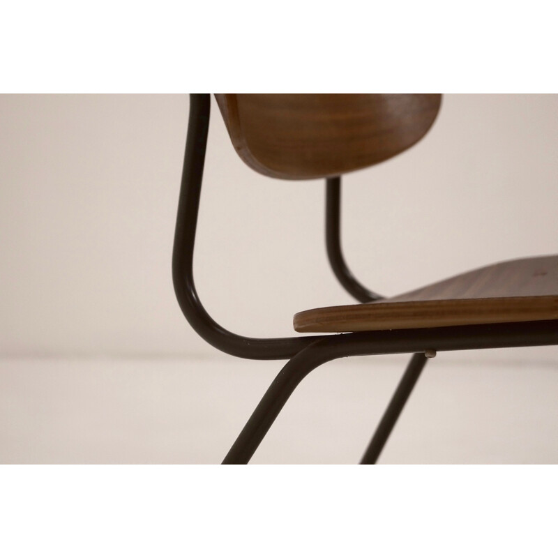 Mid-century Pilastro lounge chair in teak, Tjerk Reijenga - 1960s