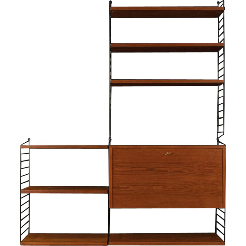 Vintage wall unit by Nils Strinning for FM Møbler, Denmark 1950s