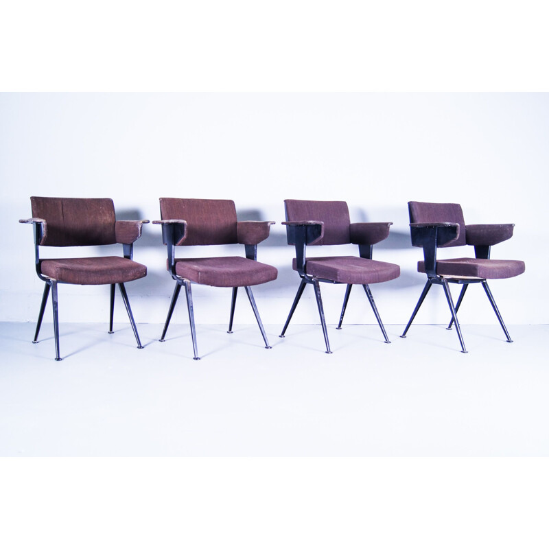 Set of 4 vintage armchairs by Friso Kramer Resort for Ahrend de Cirkel