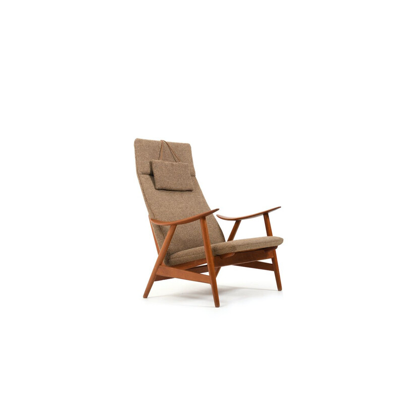 Vintage teakhouten fauteuil van Illum Wikkelsø voor Søren Willadsen Møbelfabrik, 1950