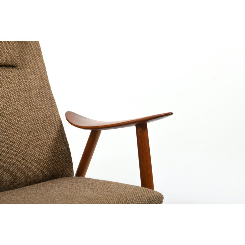 Vintage teak lounge chair by Illum Wikkelsø for Søren Willadsen Møbelfabrik, 1950s