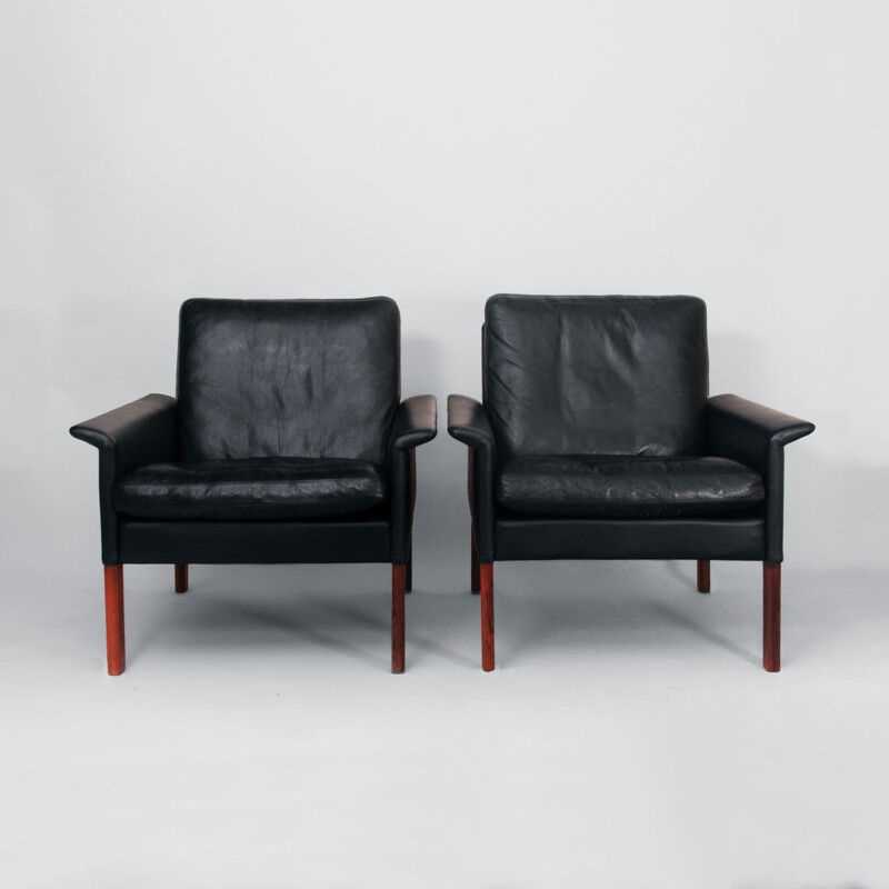 Pair of vintage armchairs by Hans Olsen for C.S. Furniture, Denmark 1960s