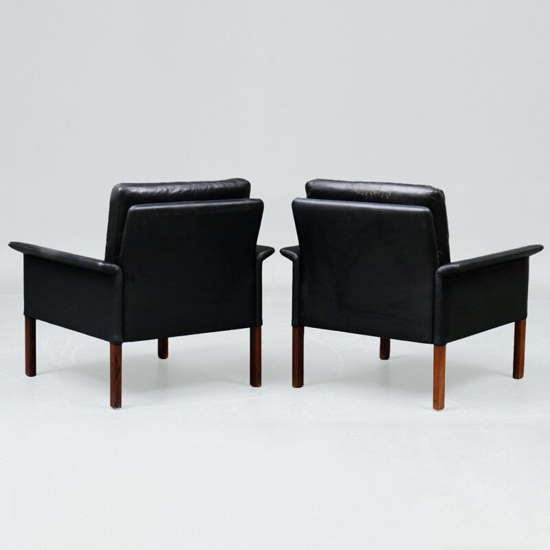 Pair of vintage armchairs by Hans Olsen for C.S. Furniture, Denmark 1960s