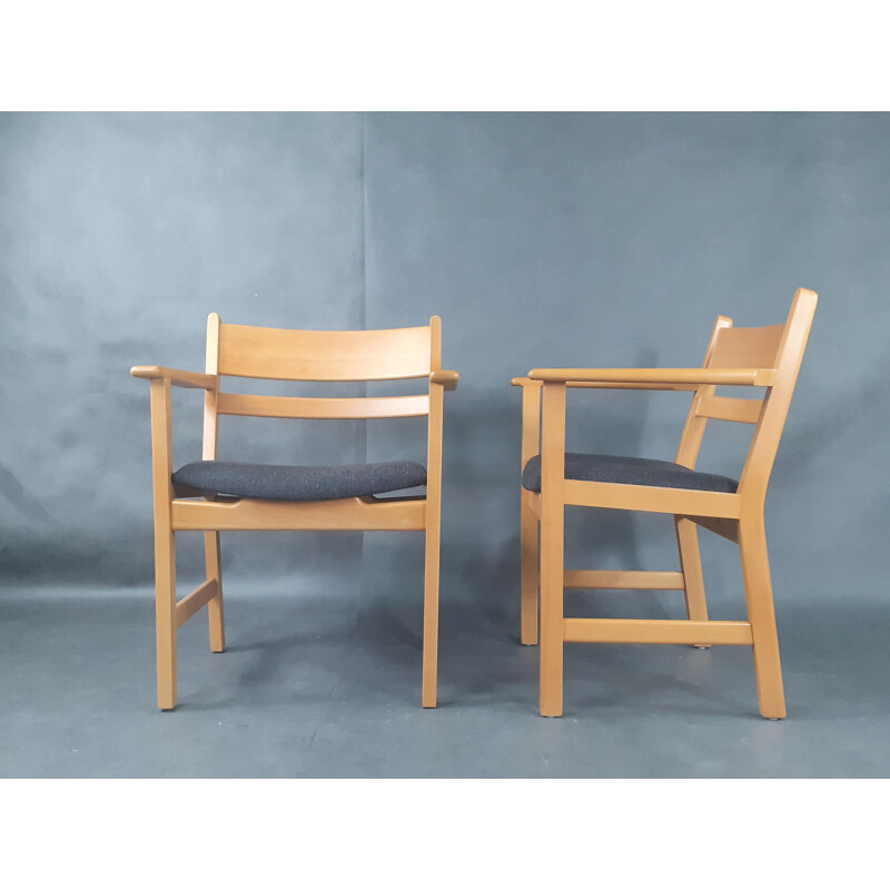 Vintage living room set by Wegner for Getama, Denmark 1960s