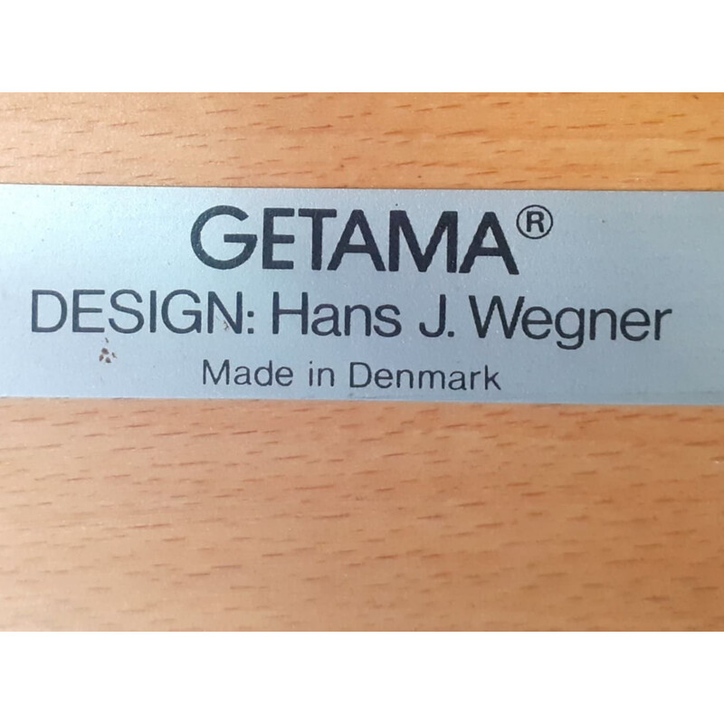 Ensemble de salon vintage de Wegner pour Getama, Danemark 1960