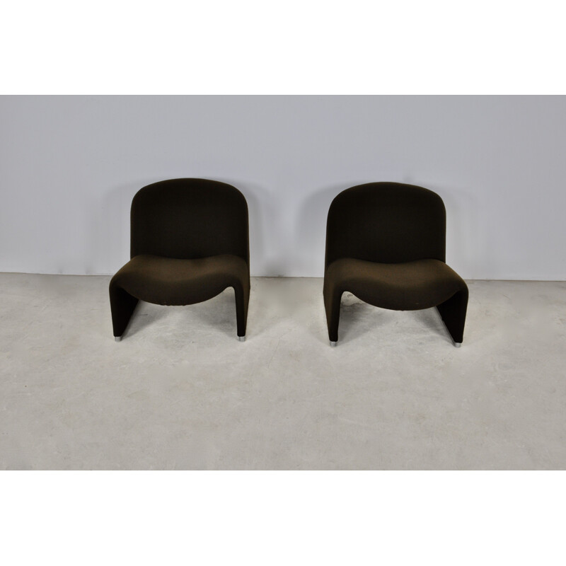 Pair of vintage Alky armchairs by Giancarlo Piretti for Anonima Castelli, 1970s