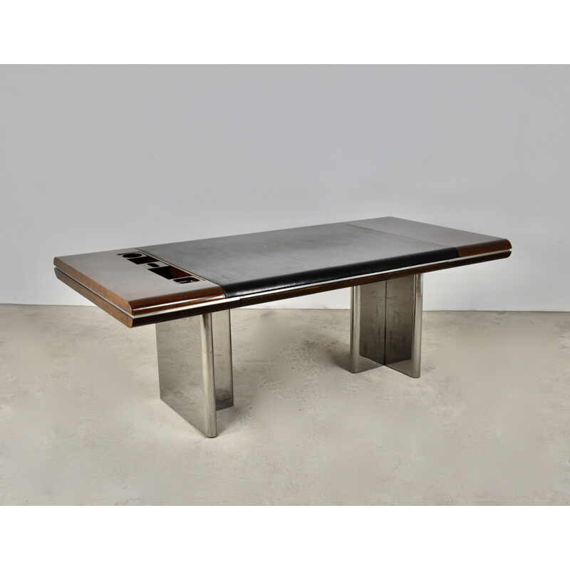 Vintage Italian desk by Hans von Klier for Skipper, 1970s