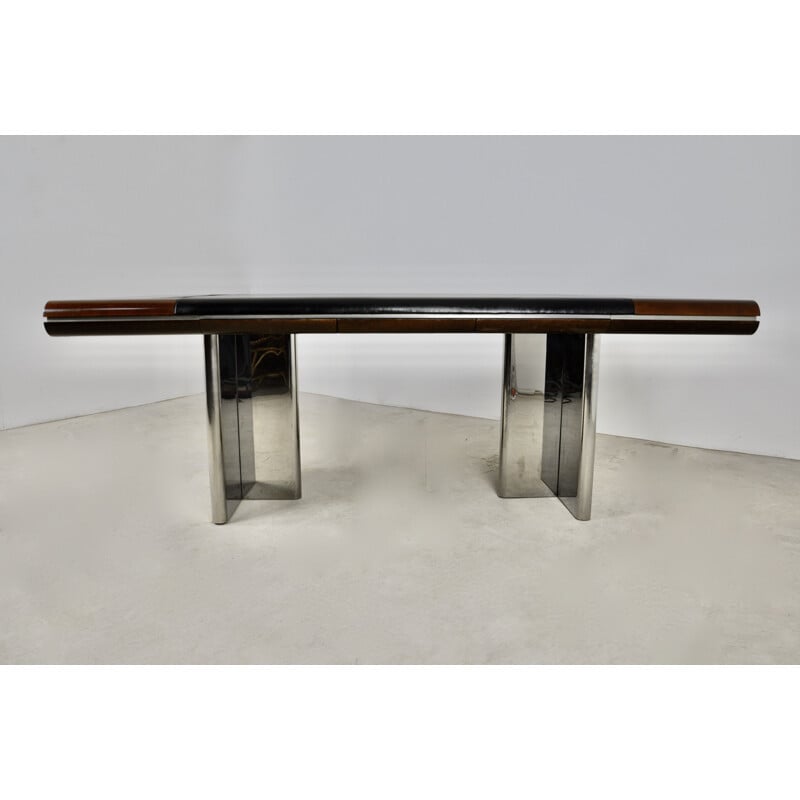 Vintage Italian desk by Hans von Klier for Skipper, 1970s