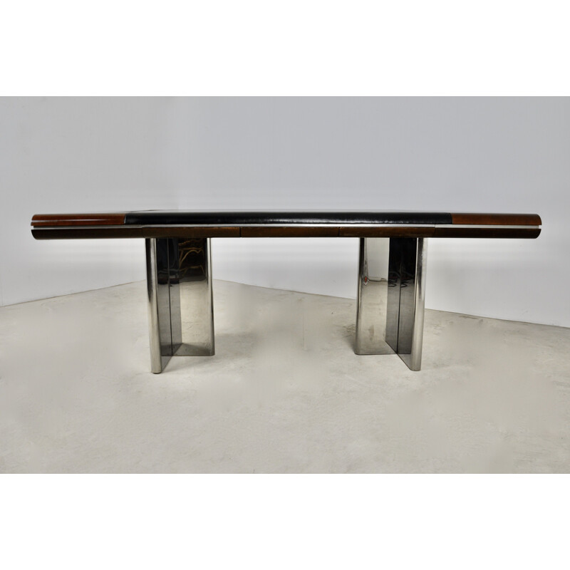 Vintage Italian desk by Hans von Klier for Skipper, 1970s