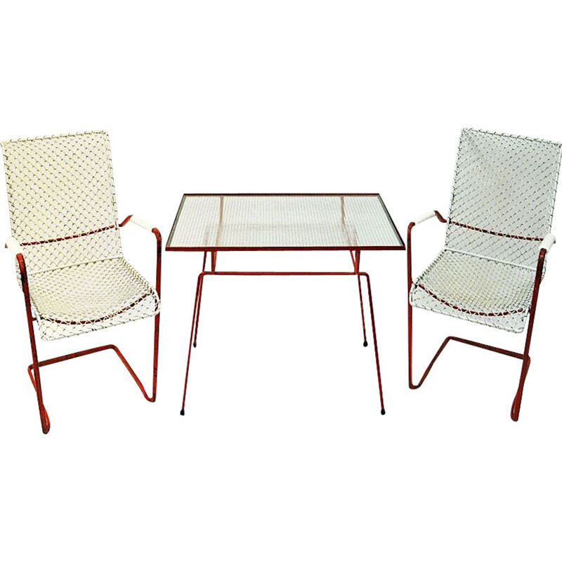 Vintage garden furniture set by Grythyttan, Sweden 1950s