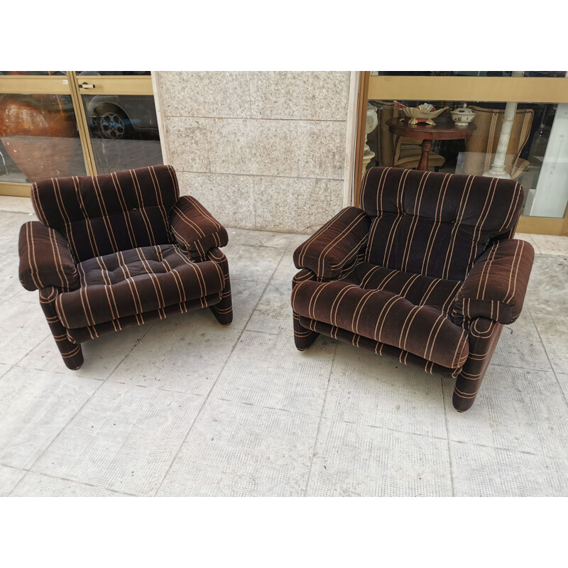 Paire de fauteuils Coronado vintage de Tobia Scarpa pour B&B Italia, 1970