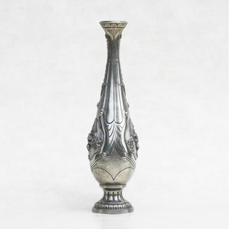 Vintage Vase c1900 von André Villien, Frankreich