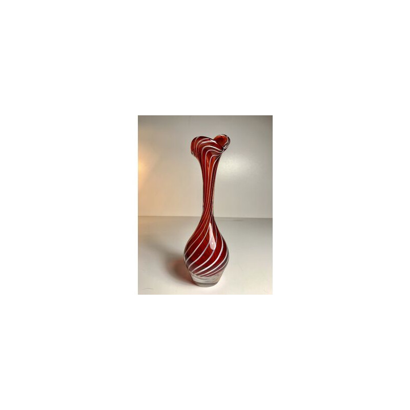 Vintage Murano glass vase, Italy 1970s