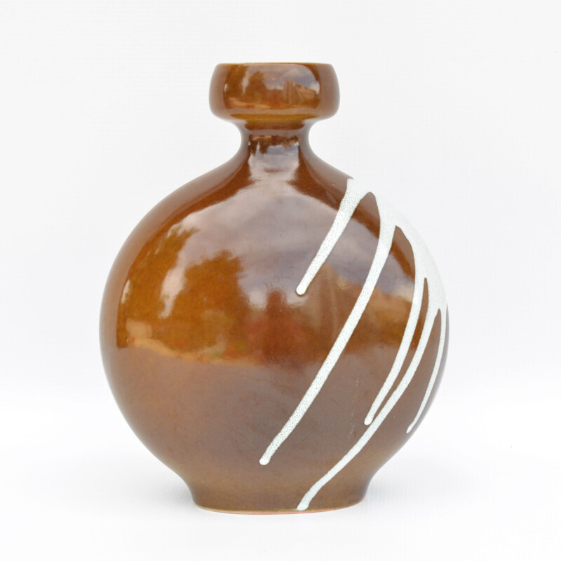 Vase vintage en céramique de Keramika Kravsko, Tchécoslovaquie 1960