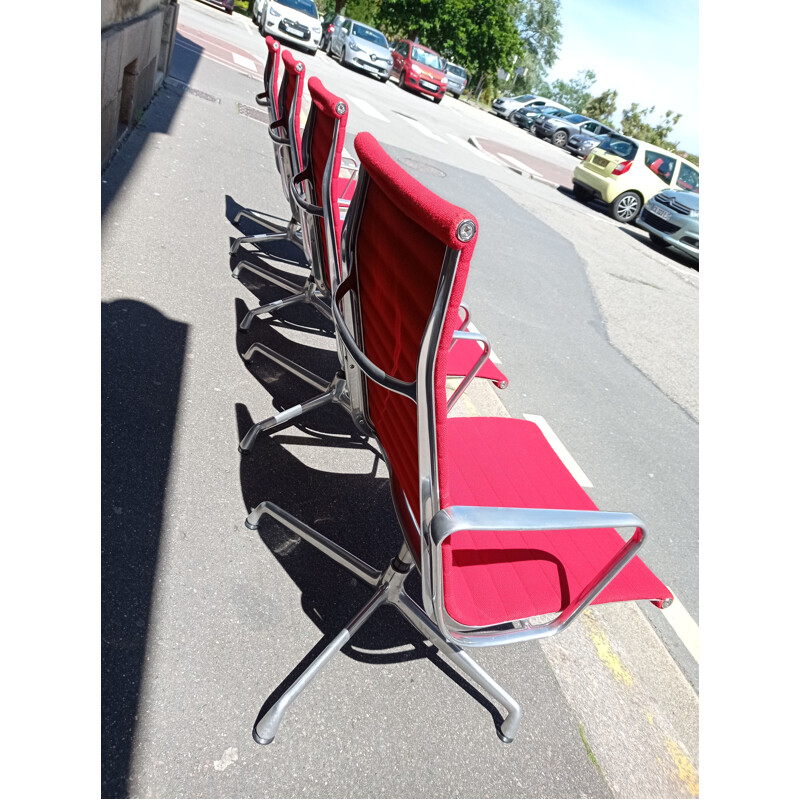 Set of 4 vintage armchairs EA116 by Charles Eames for Vitra, 1990s