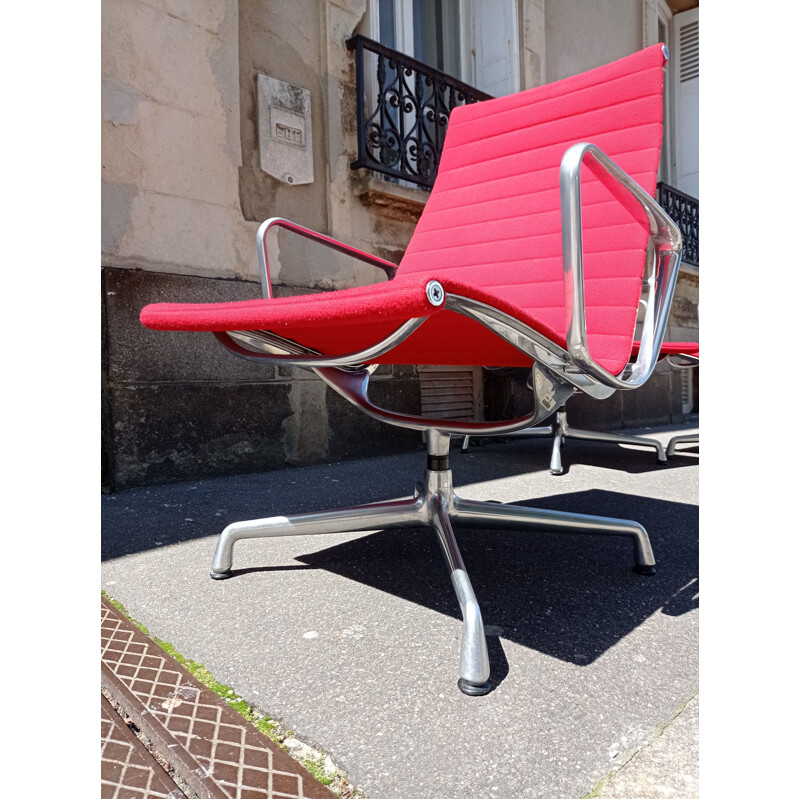 Set of 4 vintage armchairs EA116 by Charles Eames for Vitra, 1990s