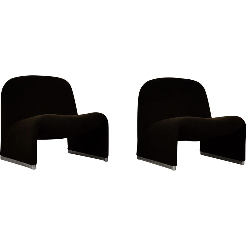 Pair of vintage Alky armchairs by Giancarlo Piretti for Anonima Castelli, 1970s