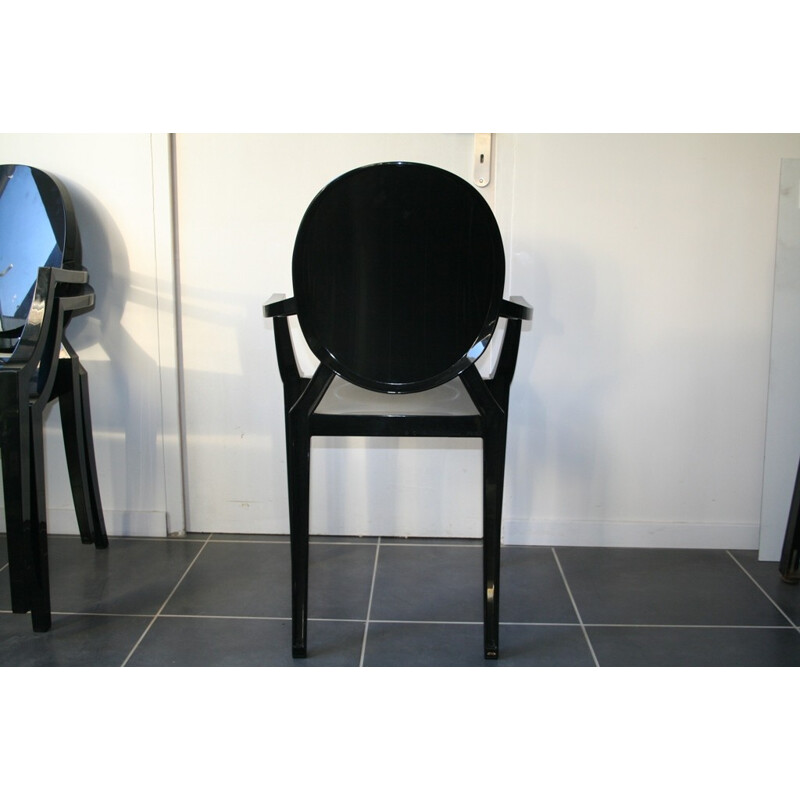 Black Kartell "Louis Ghost" armchair, Philippe STARCK - 2000