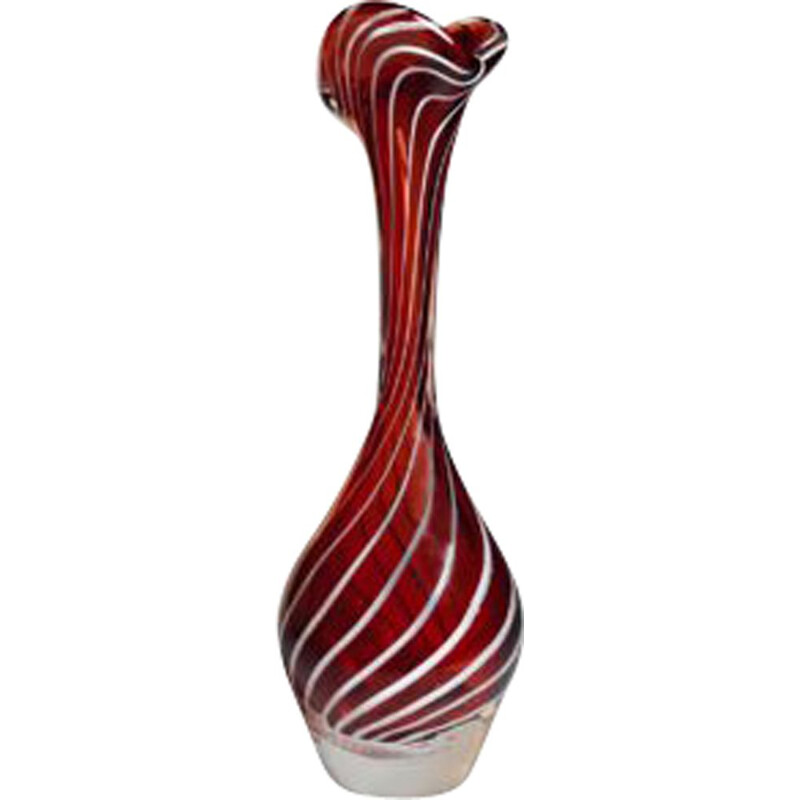Vintage Murano glass vase, Italy 1970s