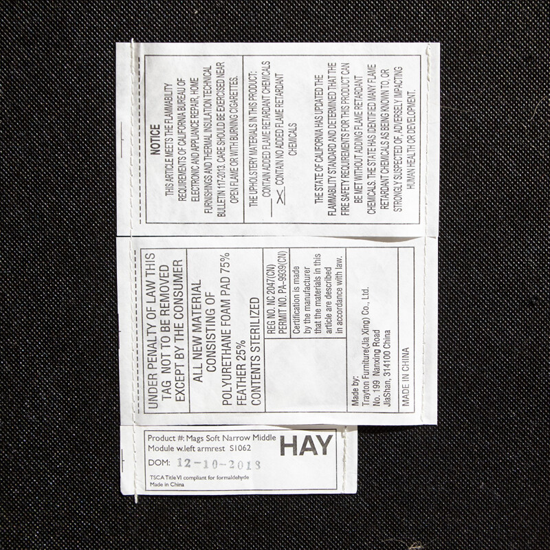Canapé trois places vintage Hay Mags