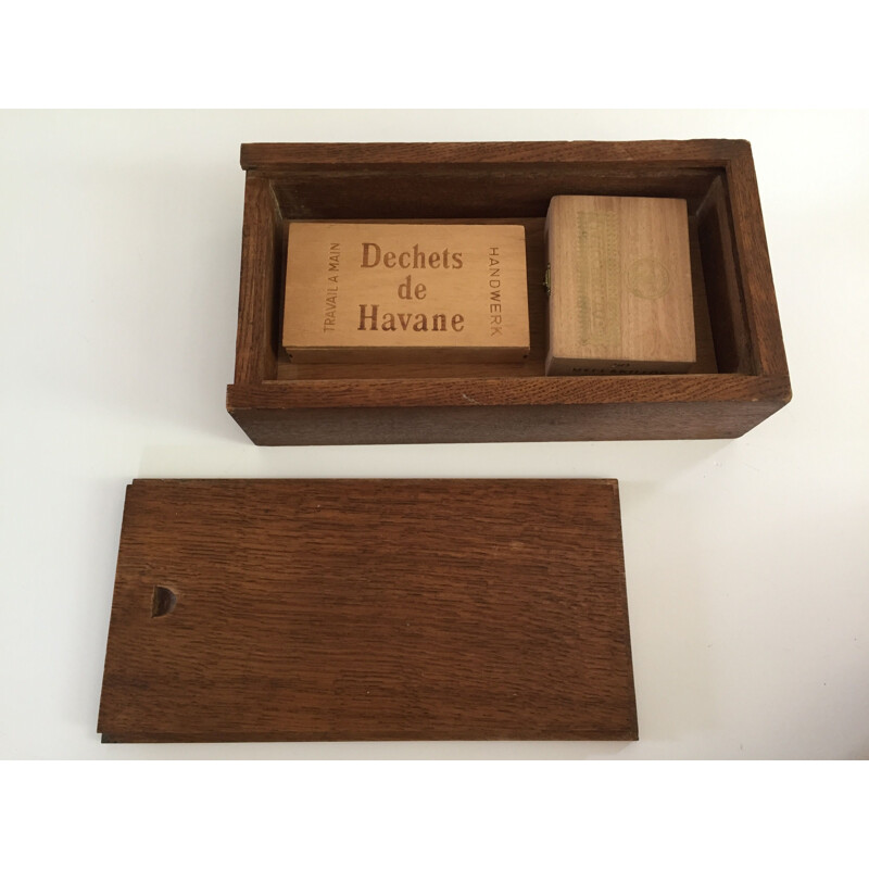 Set of 3 vintage wooden boxes