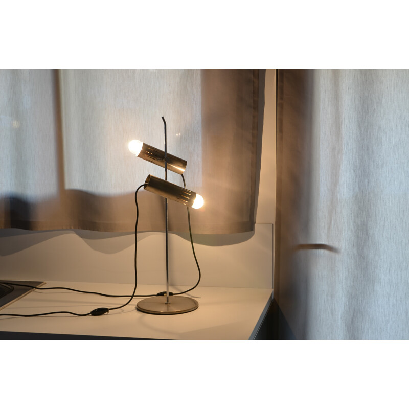 "A4" Disderot lamp in aluminum, Alain RICHARD - 1958