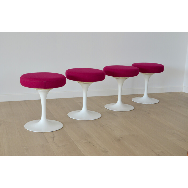 Set of 4 "Tulip" Knoll stools, Eero SAARINEN - 1970s