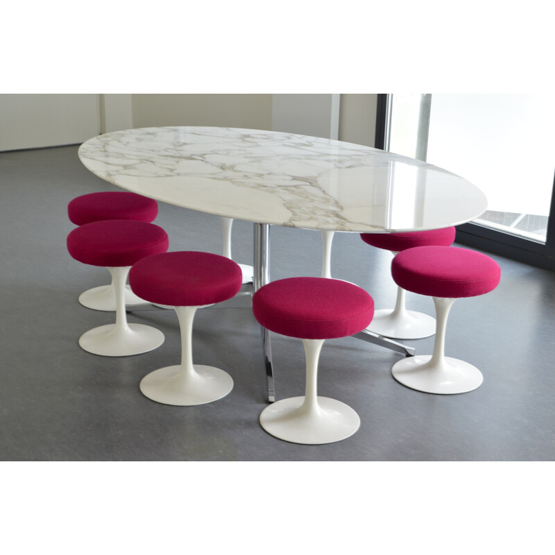 Suite de 4 tabourets "Tulip" Knoll, Eero SAARINEN - 1970