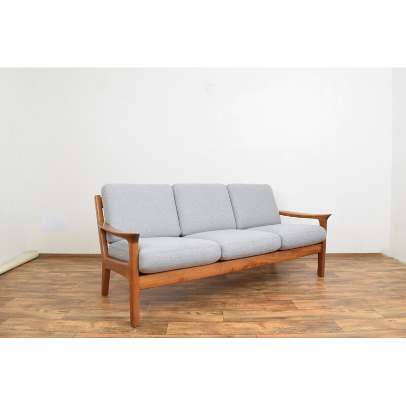 Mid-century teak sofa by Juul Kristensen, Denmark 1960s