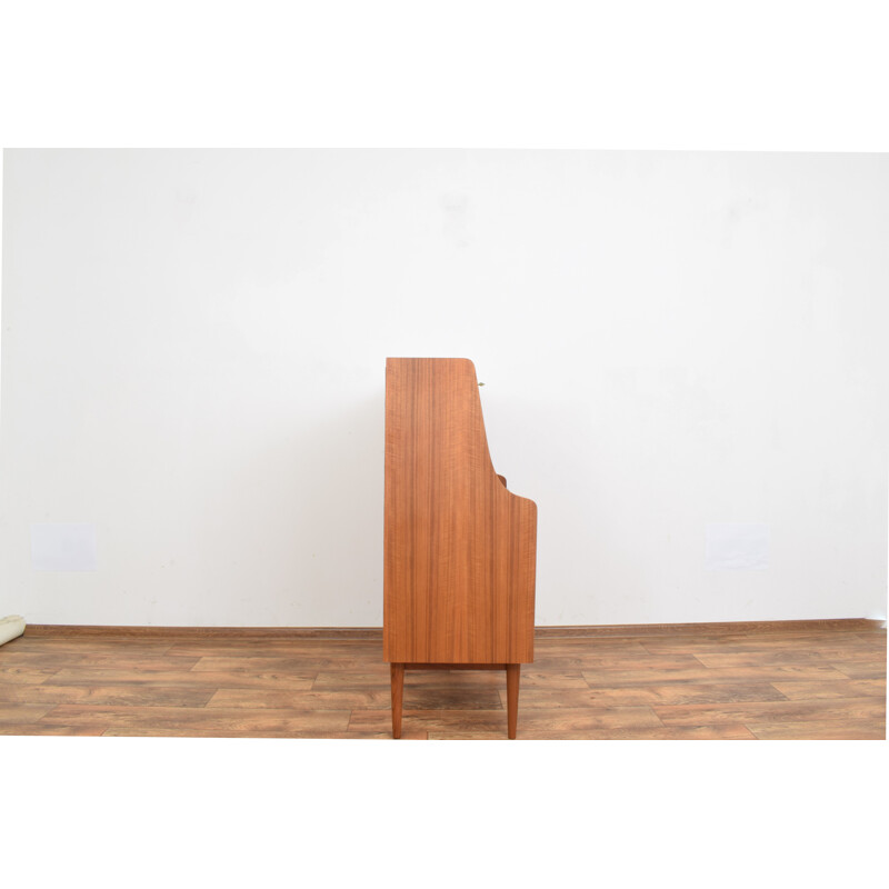 Mid-century Danish teak secretary by Gunnar Nielsen for Tibergaard, 1960s