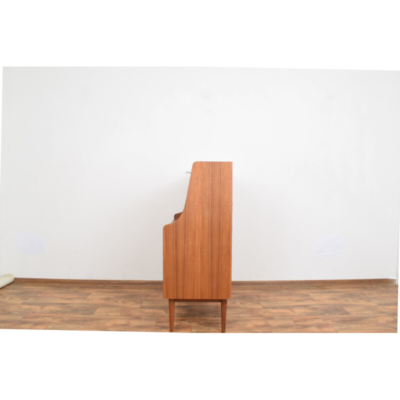 Mid-century Danish teak secretary by Gunnar Nielsen for Tibergaard, 1960s