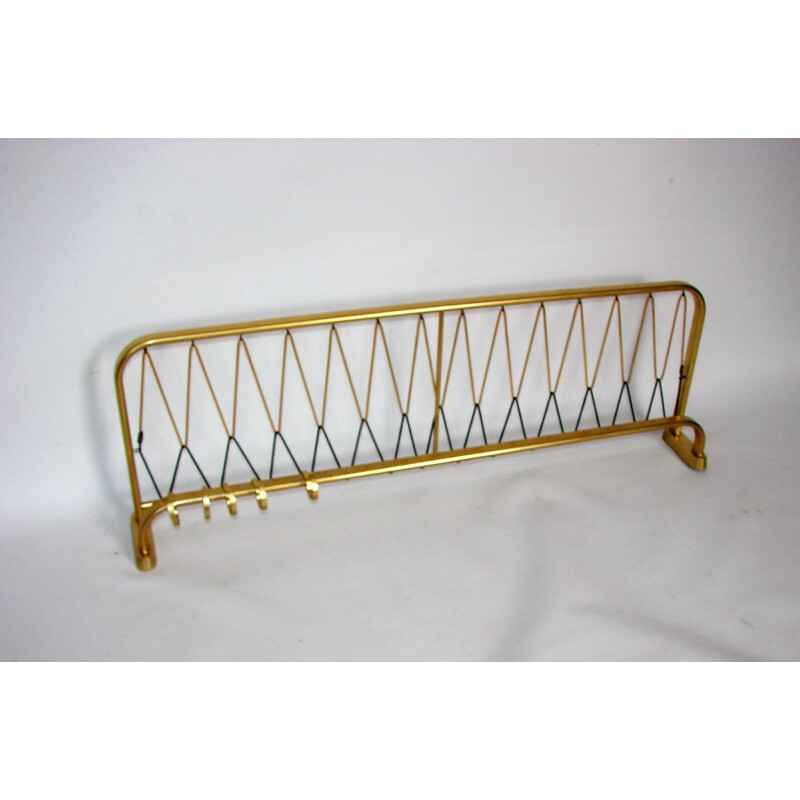 Aluminium vintage wall hanger, 1960s