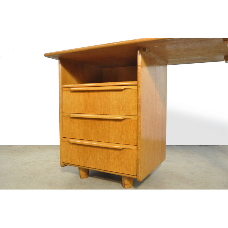 Bureau vintage en chêne de Cees Braakman pour Pastoe, 1950