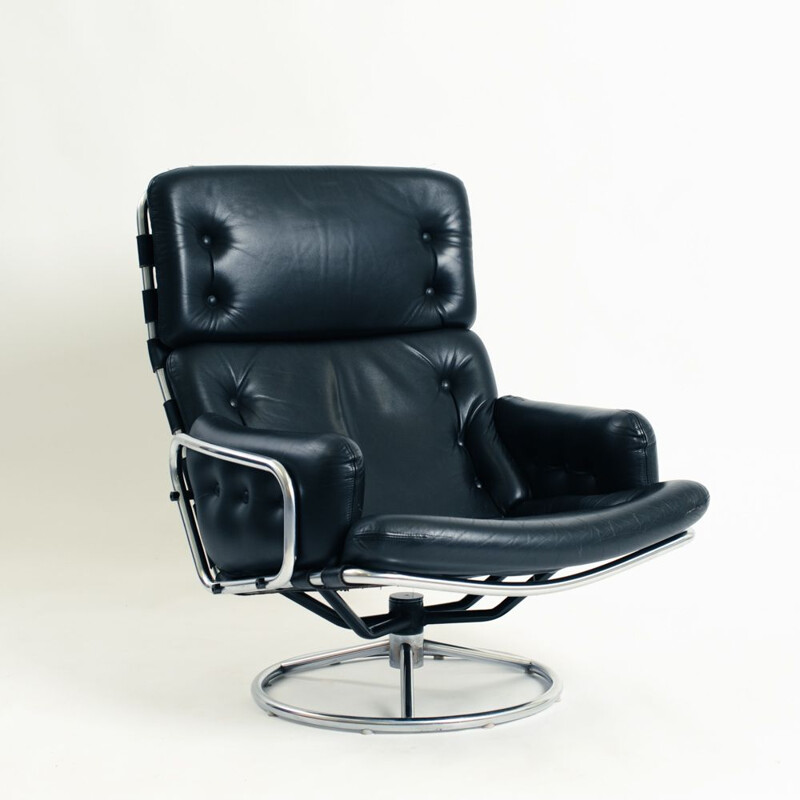 Vintage Tanabe swivel lounge chair by Martin Visser for 't Spectrum, 1960