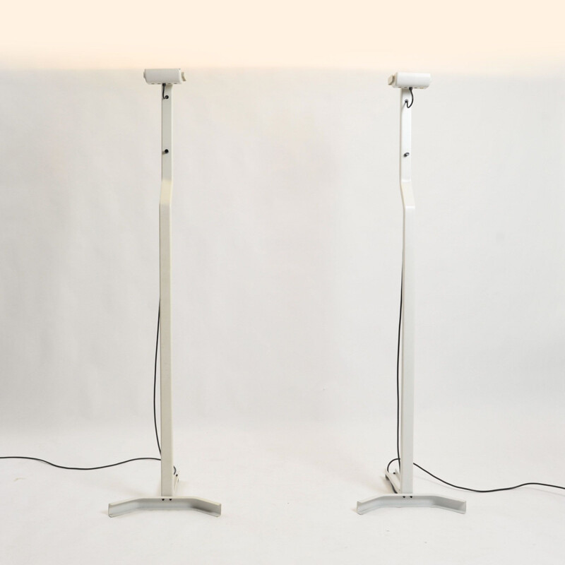 Pair of vintage Sirio T floor lamps by Kazuhide Takahama