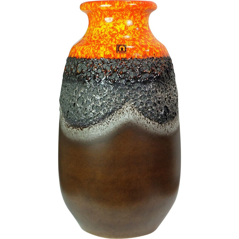Vase Jasba en céramique Fat Lava - 1960
