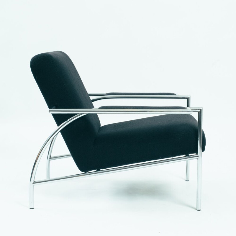 Dutch vintage Bauhaus relax seat by Gerard Vollenbrock for Gelderland, 1980s