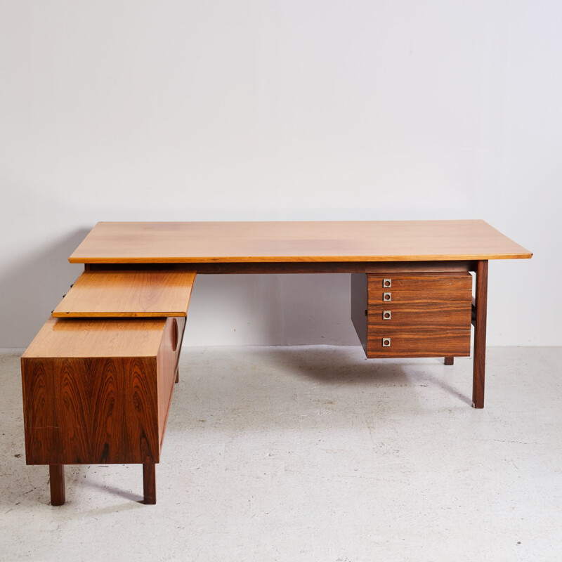 Rosewood vintage executive desk by Arne Vodder